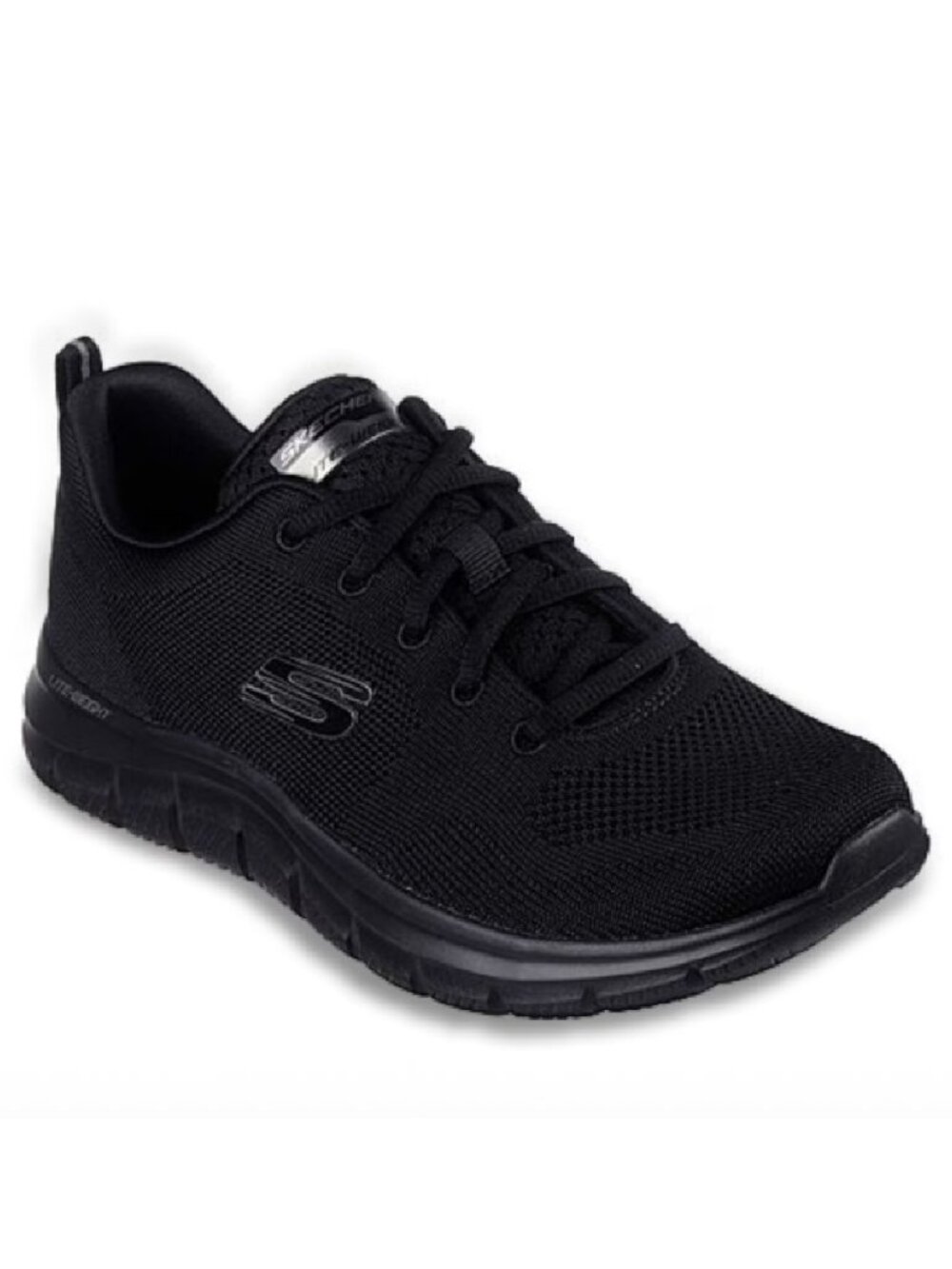 Skechers Women's Black Daytime Dreamer Athletic Sneaker, Size 10 Wide Fit